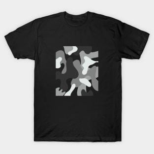 grey camuflage design T-Shirt